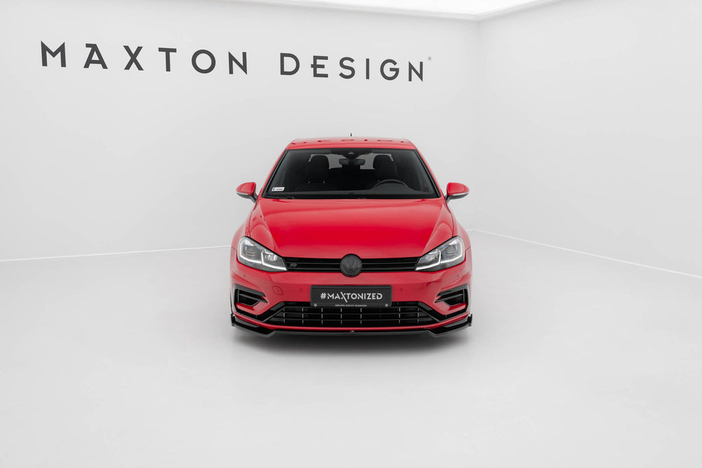 Maxton Design Splitter delantero V.2 para Volkswagen Golf R / R-Line Mk7 Facelift - imagen 2