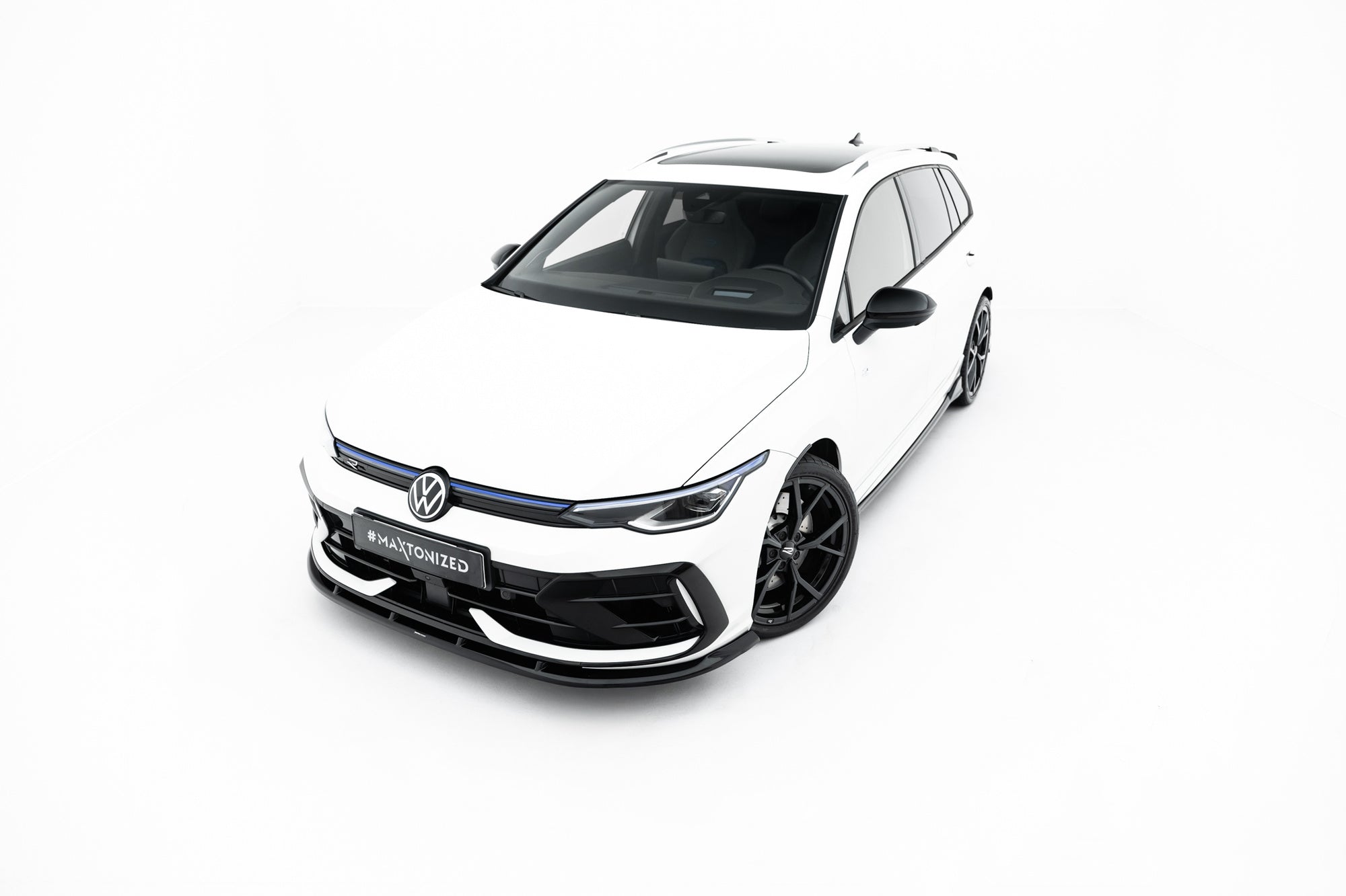 Maxton Design Splitter delantero V.2 para Volkswagen Golf R Variant Mk8 Facelift - imagen 1
