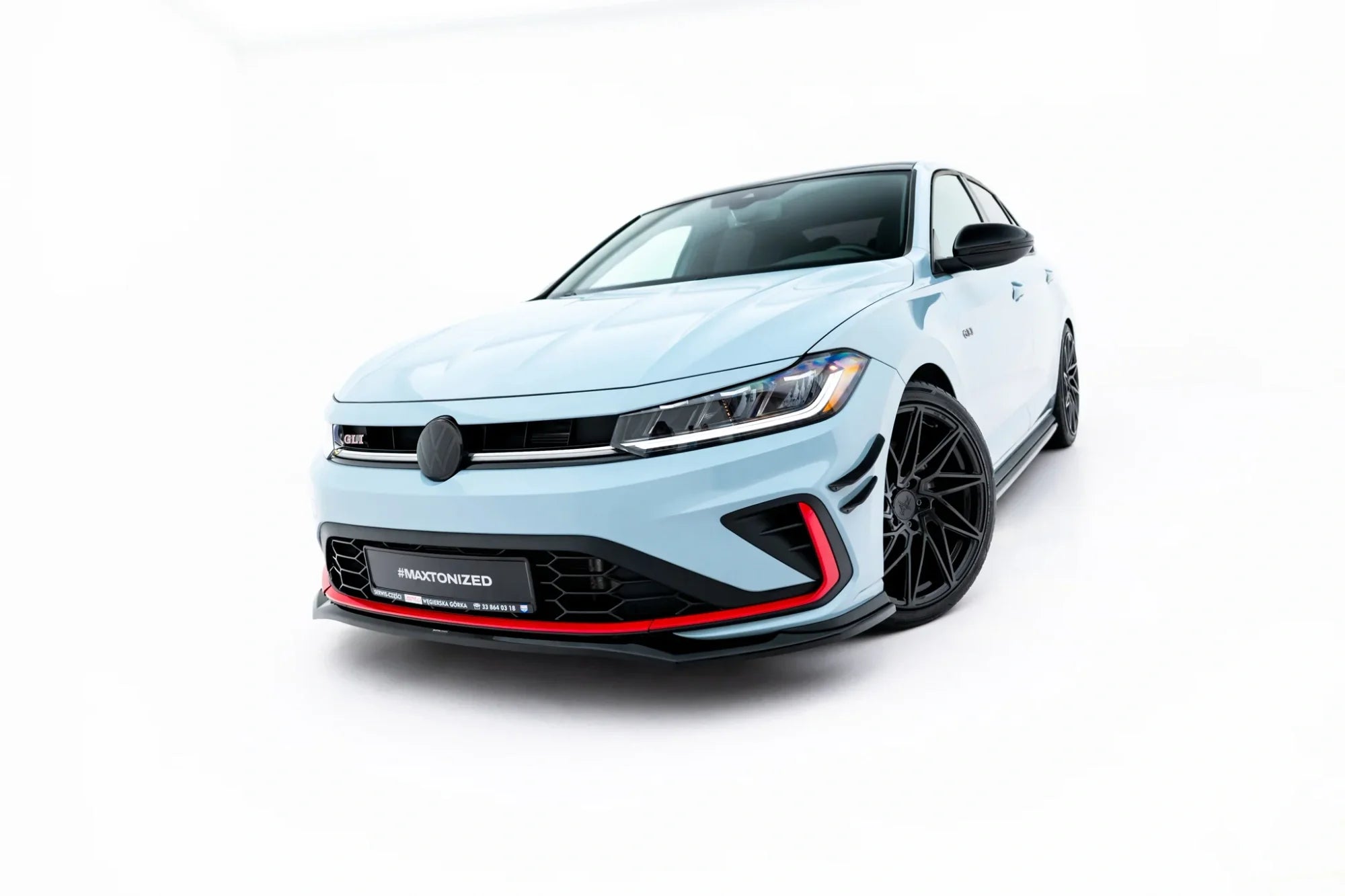 Maxton Design Splitter delantero V.2 para Volkswagen Jetta GLI Mk7 Facelift 2 - imagen 1