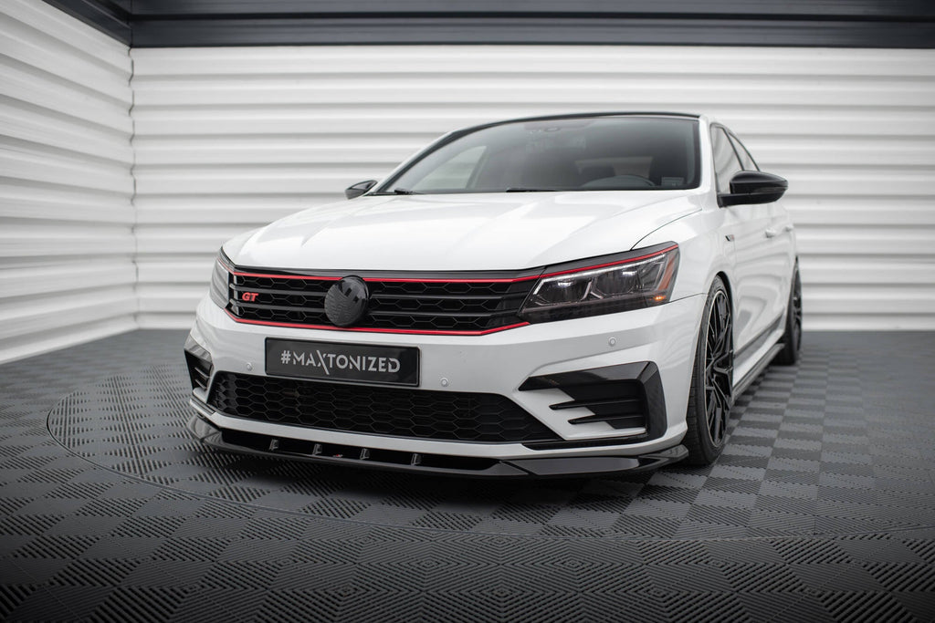 Maxton Design Splitter delantero V.2 para Volkswagen Passat GT B8 Facelift USA - imagen 1