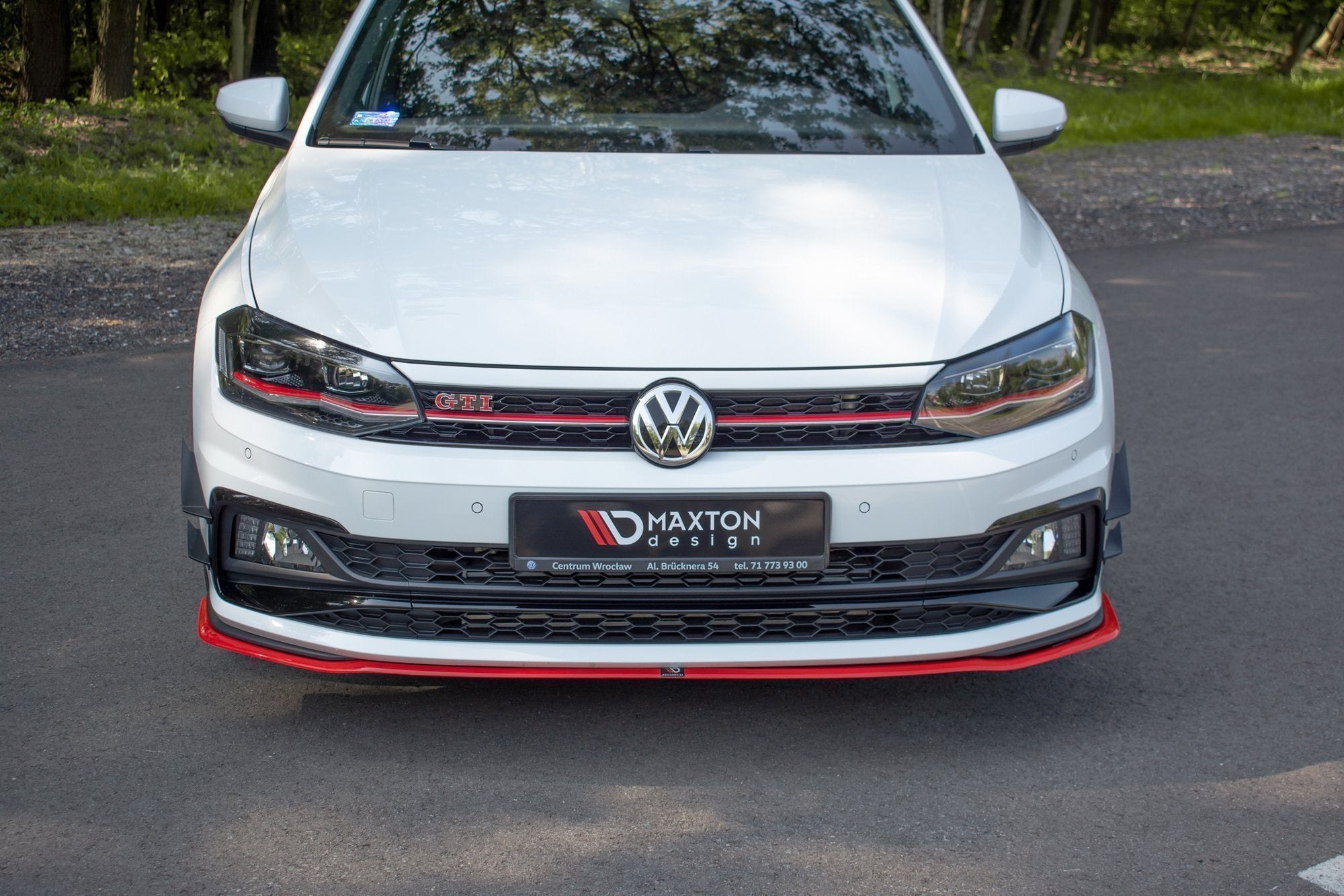 Maxton Design Splitter delantero V.2 para Volkswagen Polo GTI / R-line Mk6 - imagen 2