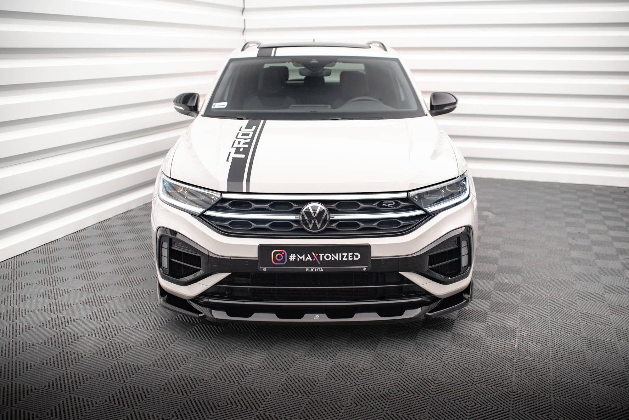 Maxton Design Splitter delantero V.2 para Volkswagen T-Roc R / R-Line Mk1 Facelift - imagen 2