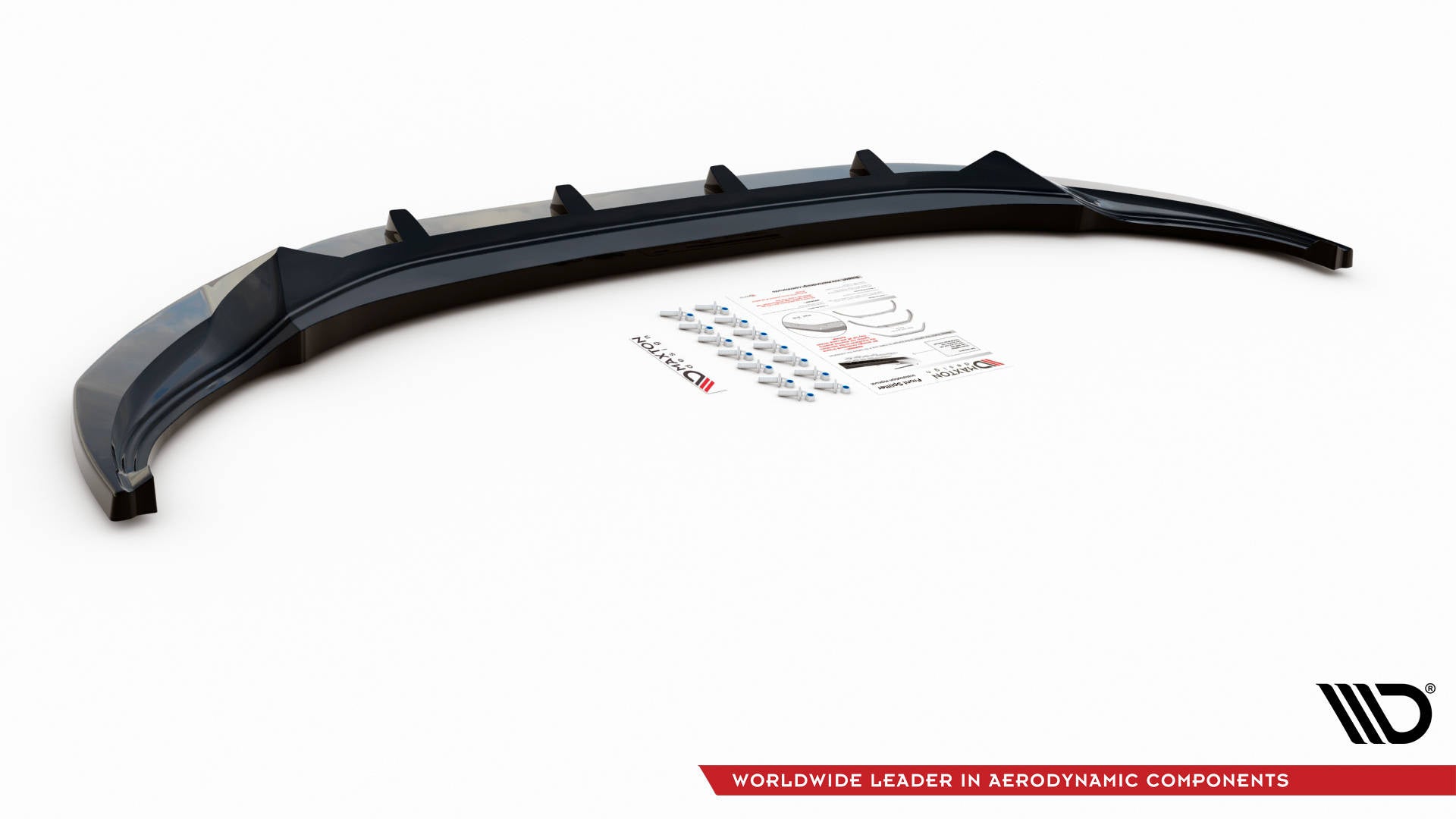Maxton Design Splitter delantero V.2 para Volkswagen Tiguan R / R-Line Mk2 Facelift - imagen 4