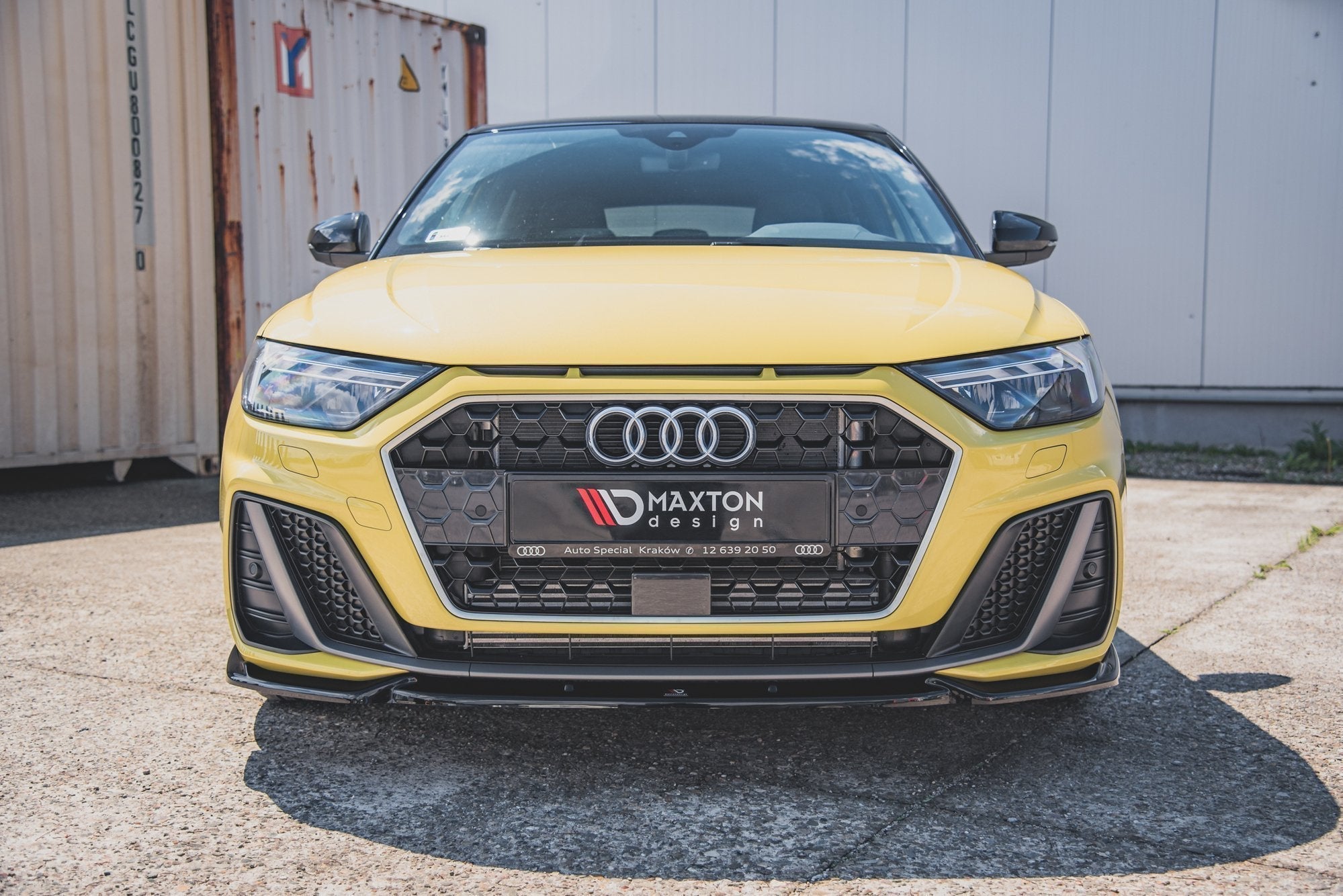 Maxton Design Splitter delantero V.3 para Audi A1 S-Line GB - imagen 2