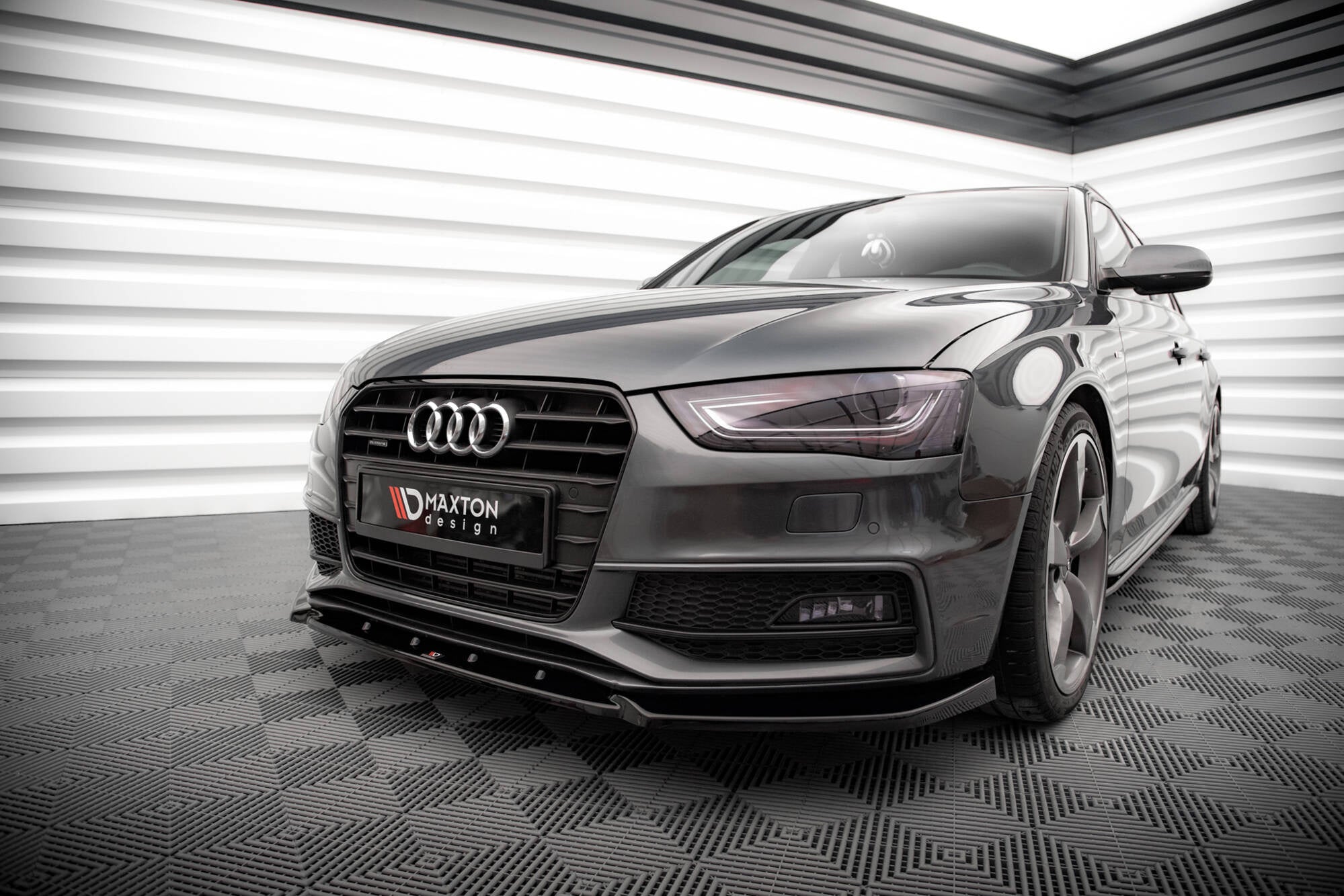 Maxton Design Splitter delantero V.3 para Audi A4 S-Line / S4 B8 Facelift - imagen 2