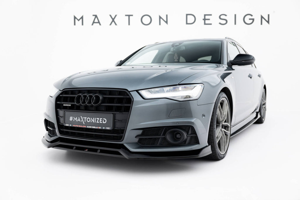 Maxton Design Splitter delantero V.3 para Audi A6 / A6 C7 S-line/ S6 C7 Facelift - imagen 1