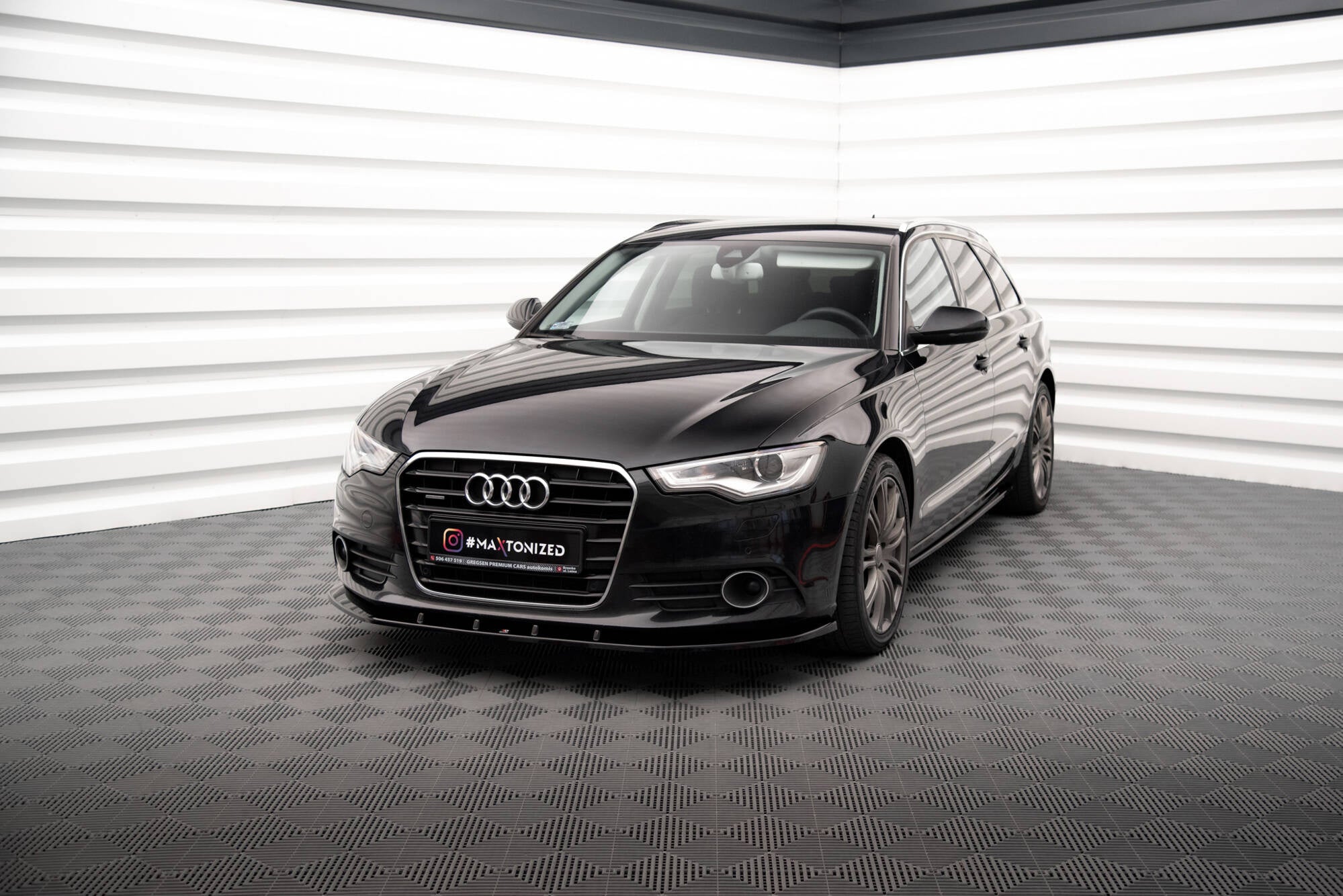 Maxton Design Splitter delantero V.3 para Audi A6 C7 - imagen 2