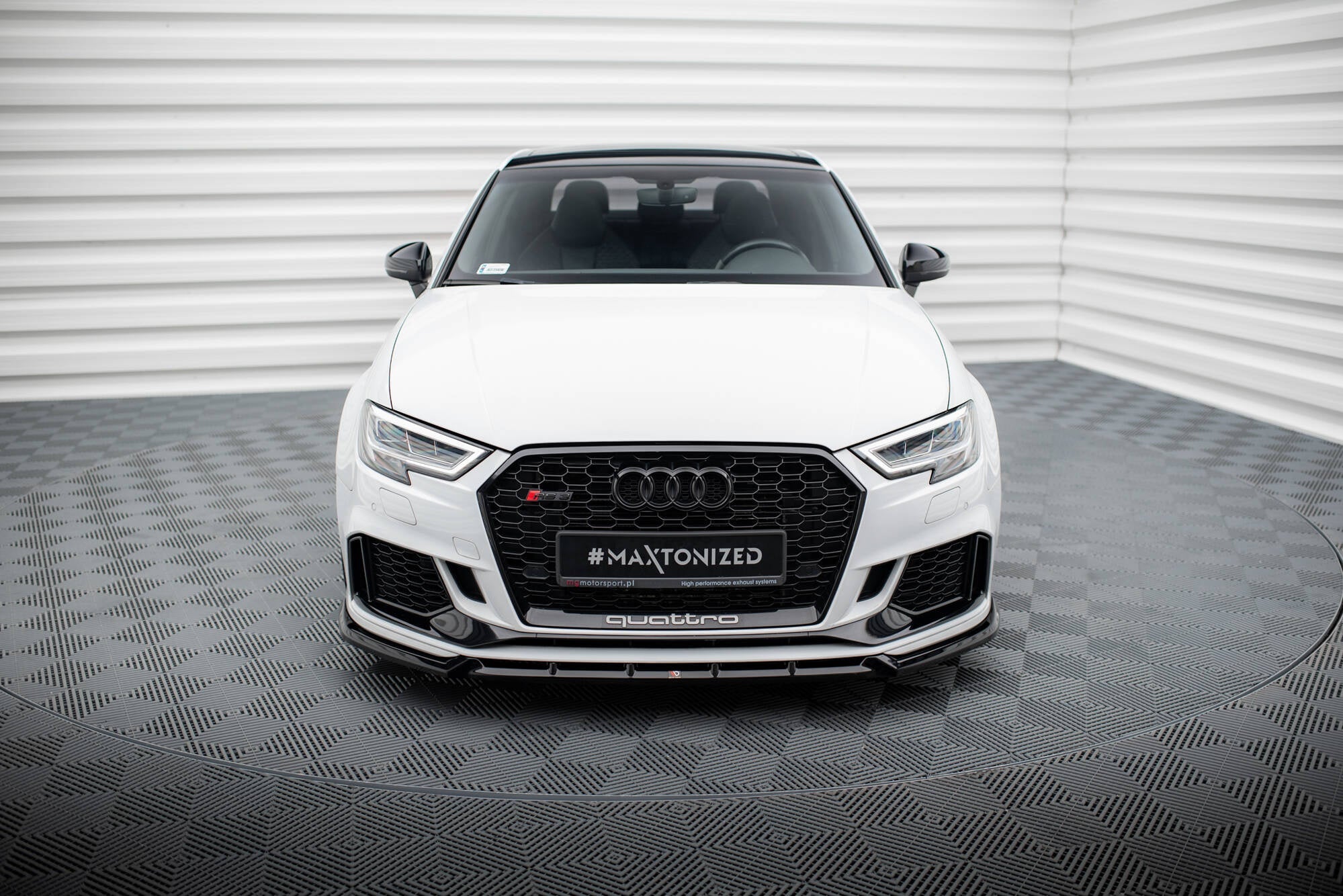 Maxton Design Splitter delantero V.3 para Audi RS3 Sedan 8V Facelift - imagen 2
