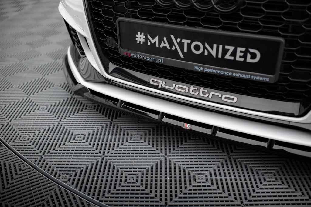Maxton Design Splitter delantero V.3 para Audi RS3 Sedan 8V Facelift - imagen 3