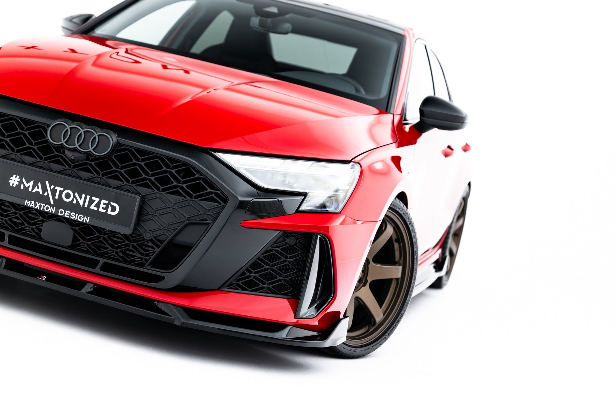 Maxton Design Splitter delantero V.3 para Audi RS3 Sedan 8Y Facelift - imagen 3