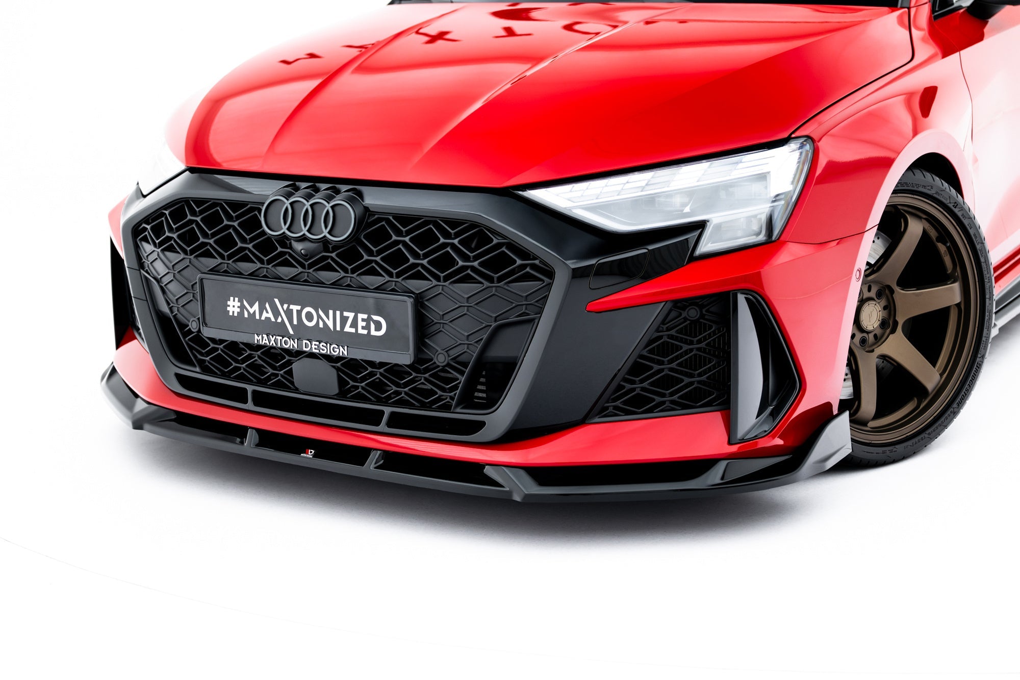 Maxton Design Splitter delantero V.3 para Audi RS3 Sedan 8Y Facelift - imagen 4