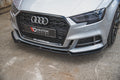 Maxton Design Splitter delantero V.3 para Audi S3 / A3 S-Line 8V Facelift Sedan - imagen 1