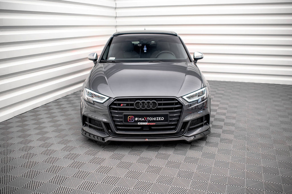 Maxton Design Splitter delantero V.3 para Audi S3 / A3 S-Line Sportback 8V Facelift - imagen 2