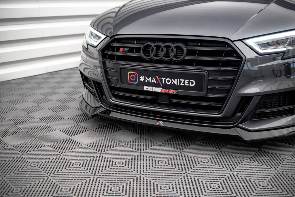 Maxton Design Splitter delantero V.3 para Audi S3 / A3 S-Line Sportback 8V Facelift - imagen 3