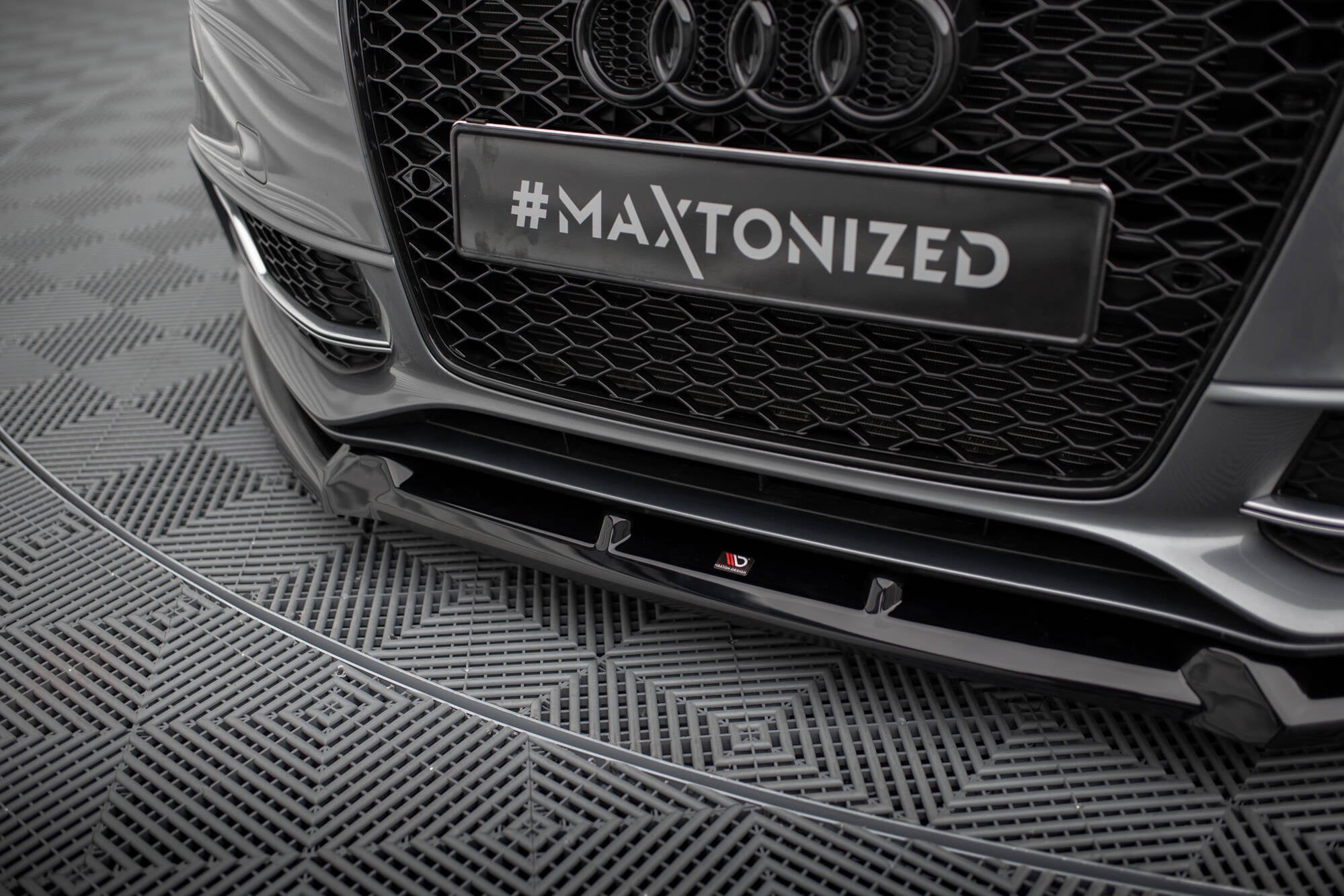 Maxton Design Splitter delantero V.3 para Audi S5 / A5 S-Line 8T Facelift - imagen 3