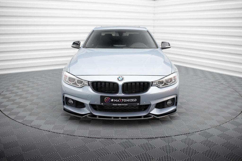 Maxton Design Splitter delantero V.3 para BMW 4 Coupe / Gran Coupe / Cabrio M-Pack F32 / F36 / F33 - imagen 2