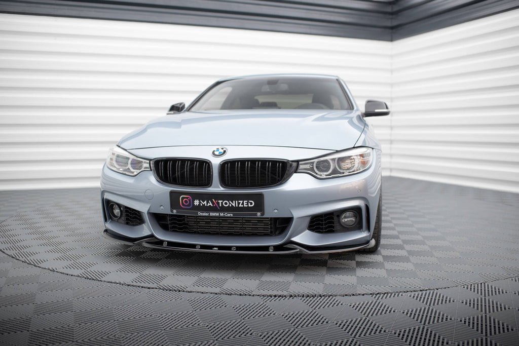 Maxton Design Splitter delantero V.3 para BMW 4 Coupe / Gran Coupe / Cabrio M-Pack F32 / F36 / F33 - imagen 1