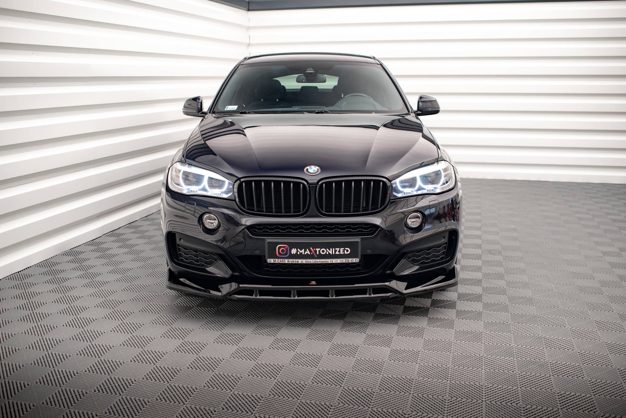 Maxton Design Splitter delantero V.3 para BMW X6 M-Pack F16 - imagen 2