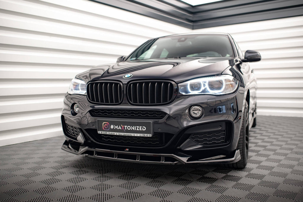 Maxton Design Splitter delantero V.3 para BMW X6 M-Pack F16 - imagen 1