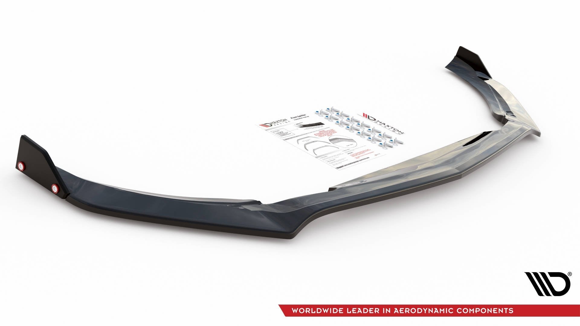 Maxton Design Splitter delantero V.3 + Flaps para Mercedes-AMG A 45 S Aero Pack W177 - imagen 3