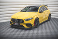 Maxton Design Splitter delantero V.3 + Flaps para Mercedes-AMG A 45 S Aero Pack W177 - imagen 1