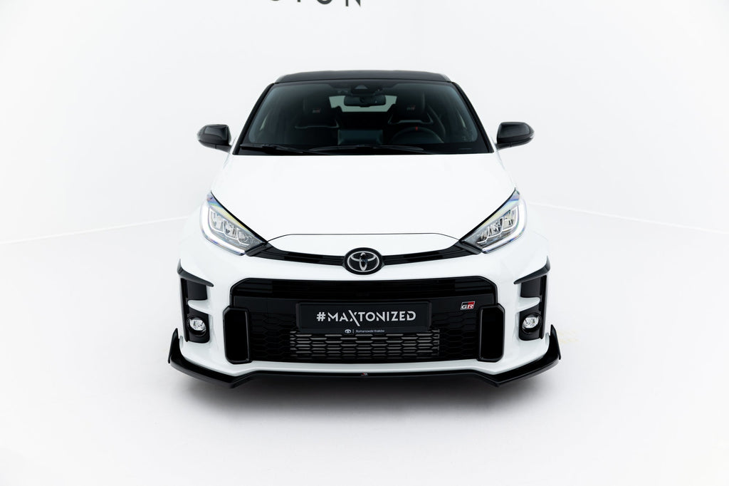 Maxton Design Splitter delantero V.3 + Flaps para Toyota GR Yaris Mk4 - imagen 2