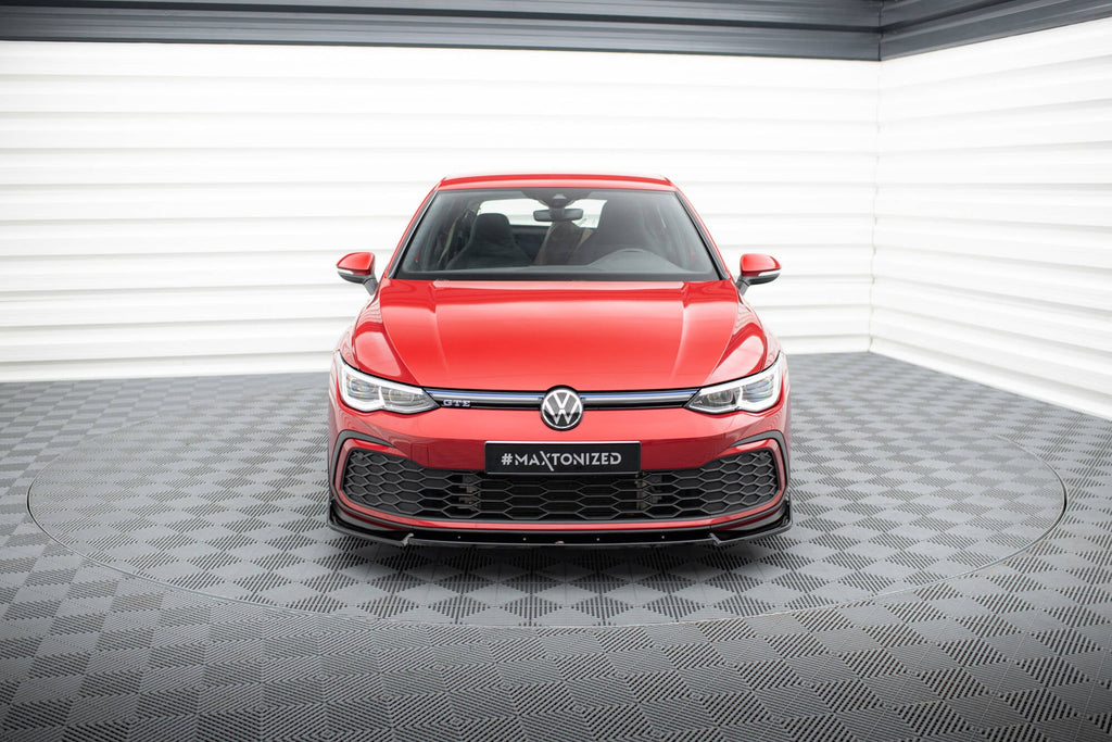 Maxton Design Splitter delantero V.3 + Flaps para Volkswagen Golf GTI / GTE / GTD / R-Line Mk8 - imagen 2