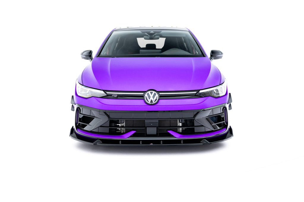 Maxton Design Splitter delantero V.3 + Flaps para Volkswagen Golf R Hatchback / Variant Mk8 Facelift - imagen 2