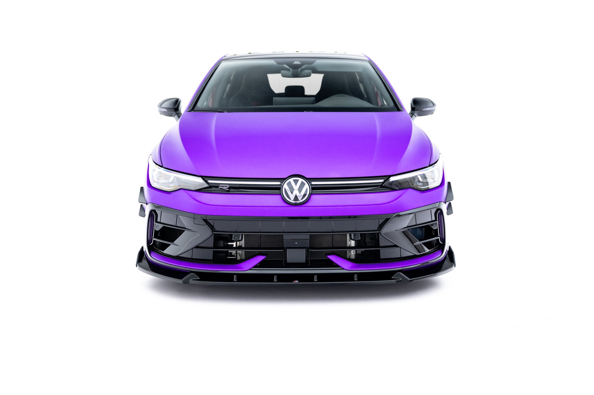 Maxton Design Splitter delantero V.3 + Flaps para Volkswagen Golf R Hatchback / Variant Mk8 Facelift - imagen 2
