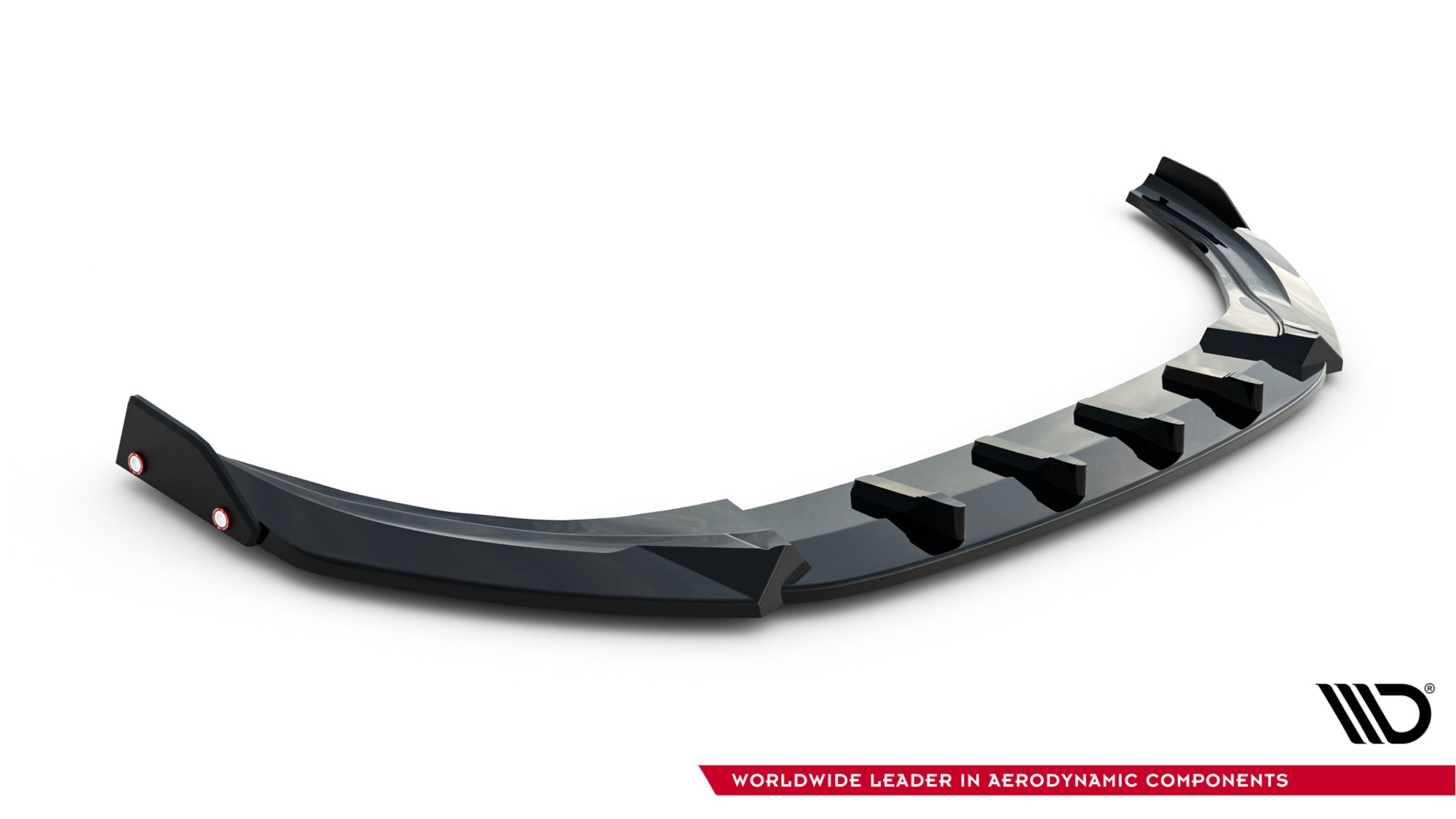 Maxton Design Splitter delantero V.3 + Flaps para Volkswagen Golf R Hatchback / Variant Mk8 Facelift - imagen 5