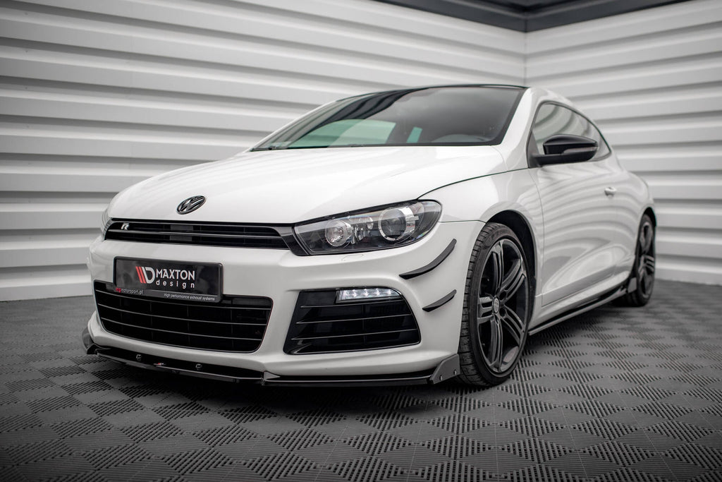 Maxton Design Splitter delantero V.3 + Flaps para Volkswagen Scirocco R Mk3 - imagen 1