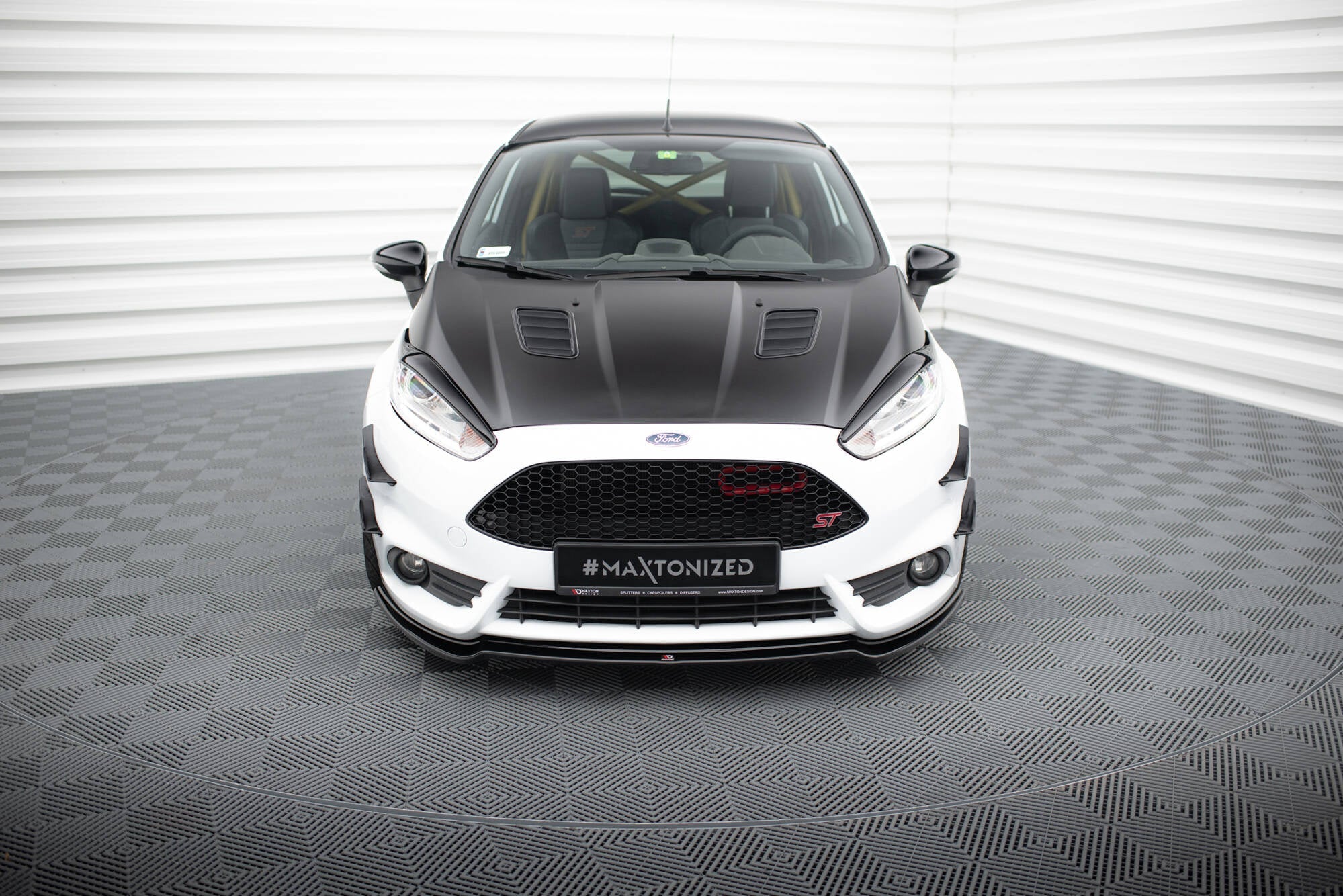 Maxton Design Splitter delantero V.3 para Ford Fiesta ST Mk7 Facelift - imagen 2