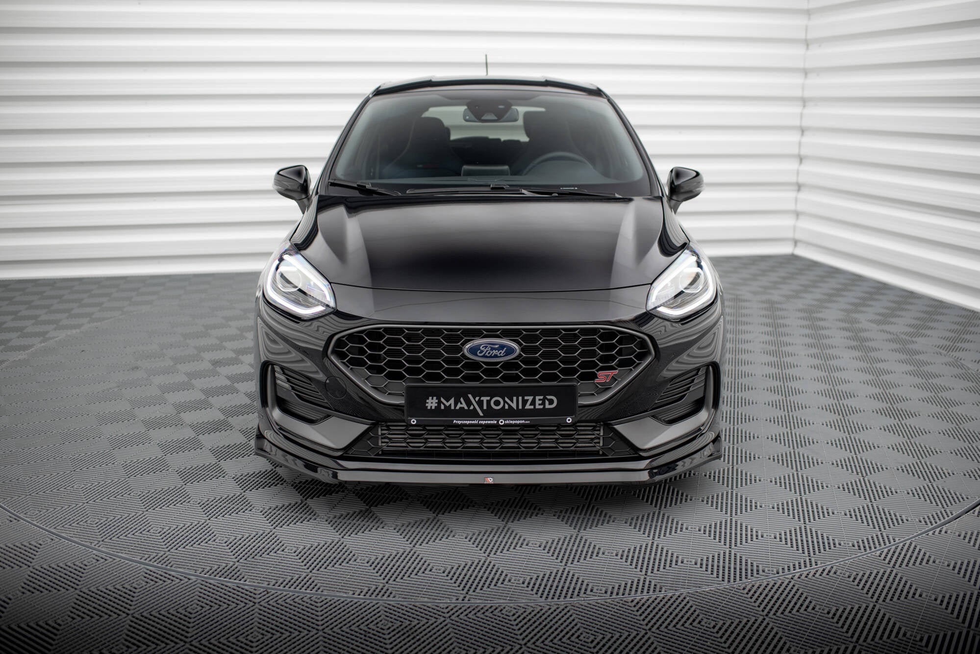 Maxton Design Splitter delantero V.3 para Ford Fiesta ST / ST-line Mk8 Facelift - imagen 2