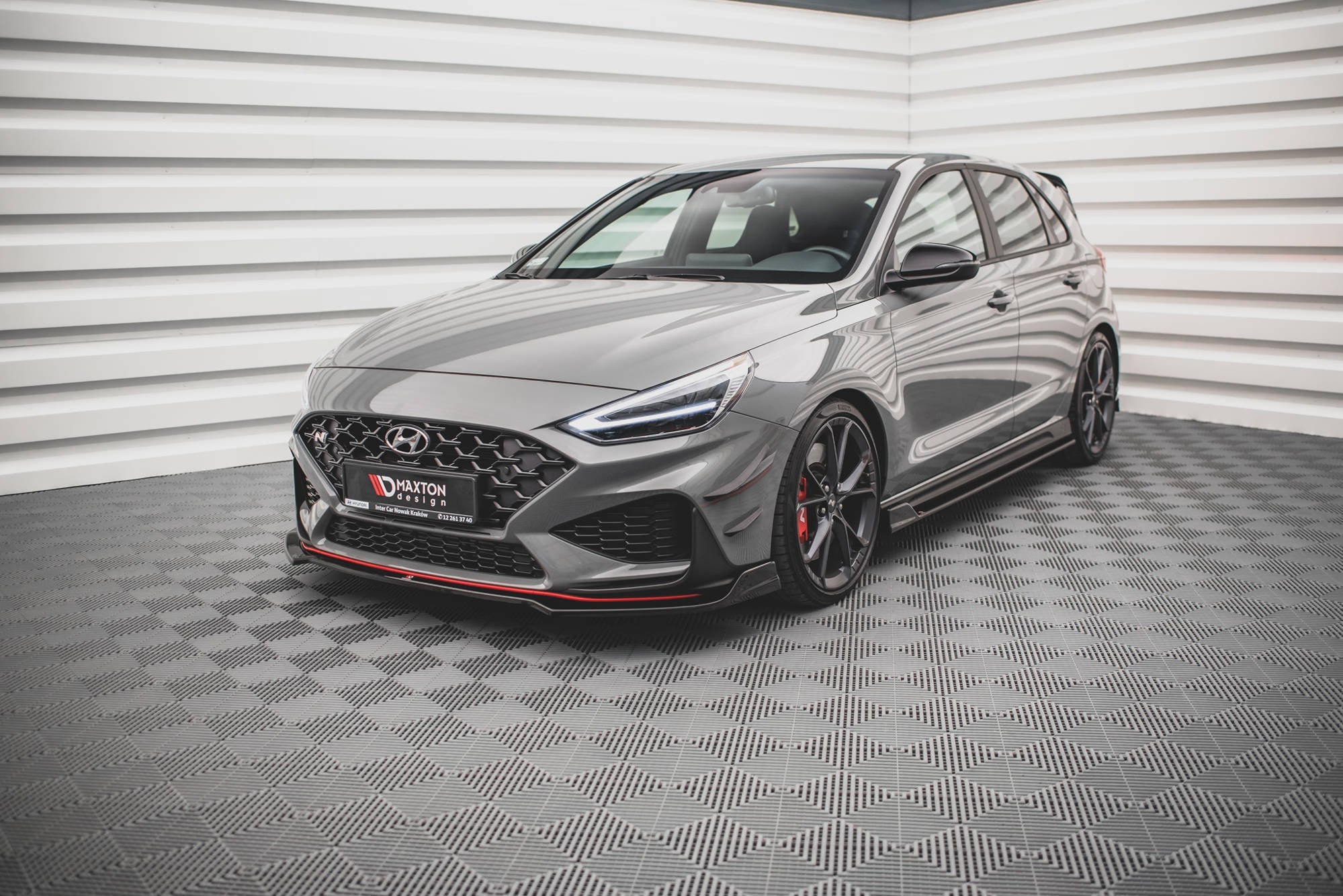 Maxton Design Splitter delantero V.3 para Hyundai I30 N / I30 N-Line Hatchback/Fastback Mk3 Facelift - imagen 1