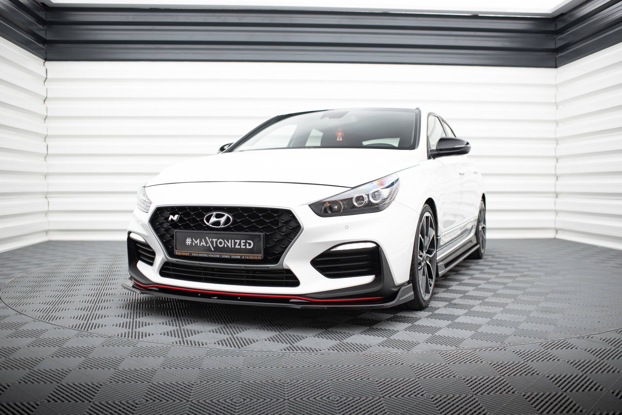 Maxton Design Splitter delantero V.3 para Hyundai I30 N Mk3 Hatchback/ Fastback - imagen 1