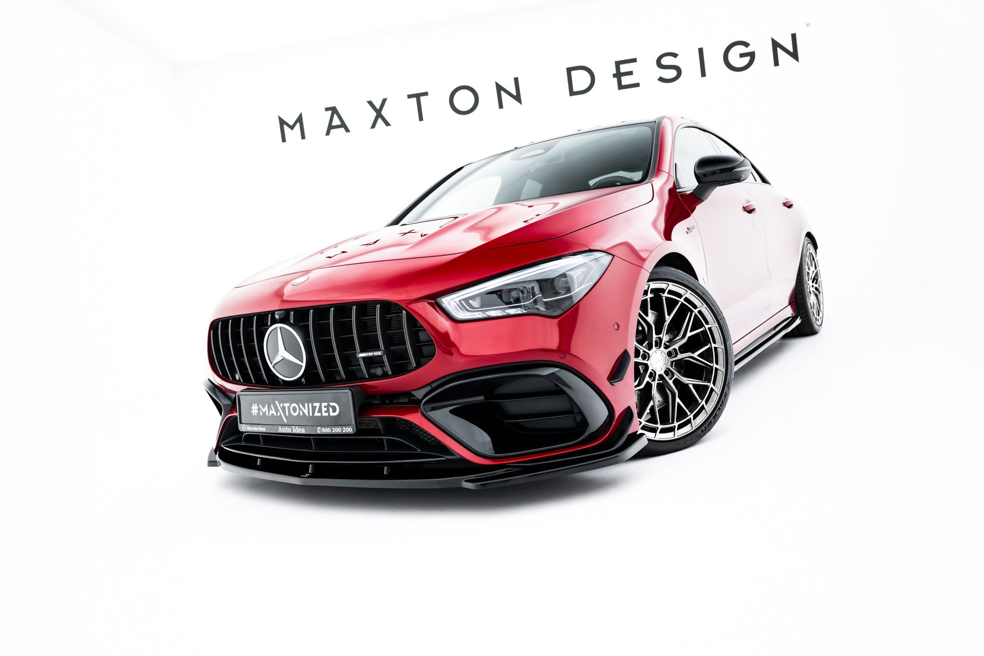 Maxton Design Splitter delantero V.3 para Mercedes-AMG CLA 45 Aero C118 Facelift - imagen 1