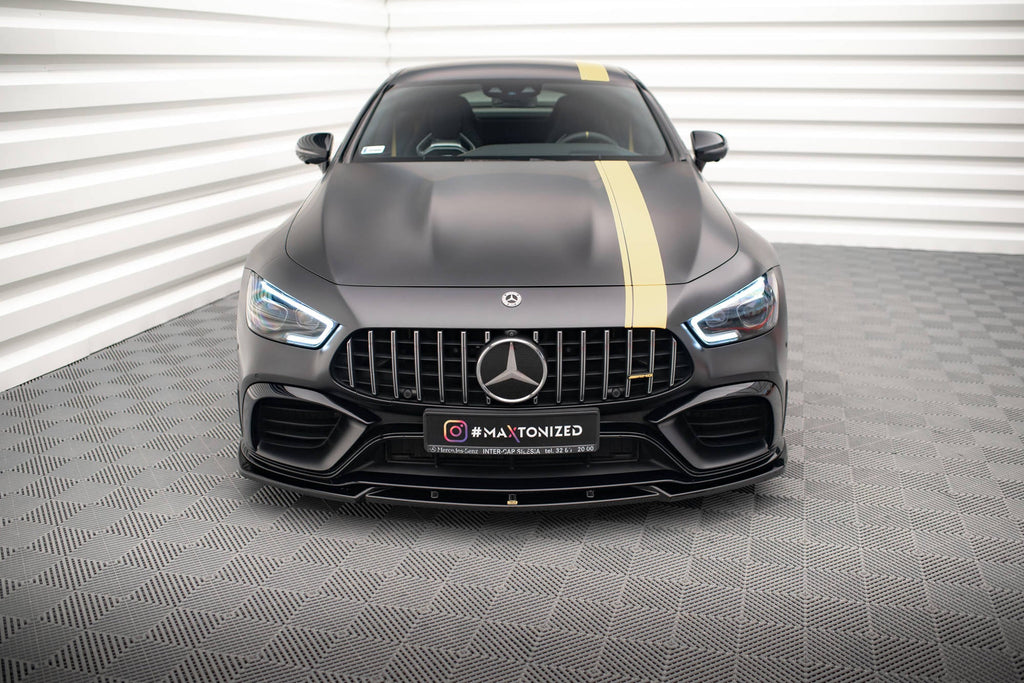 Maxton Design Splitter delantero V.3 para Mercedes-AMG GT 63S 4 Door Coupe Aero X290 - imagen 2