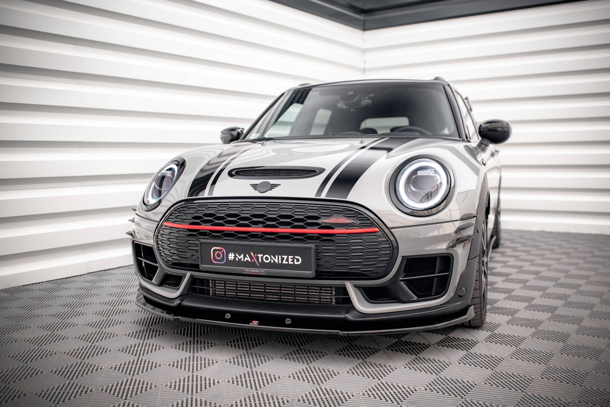 Maxton Design Splitter delantero V.3 para Mini Cooper Clubman John Cooper Works F54 Facelift - imagen 1