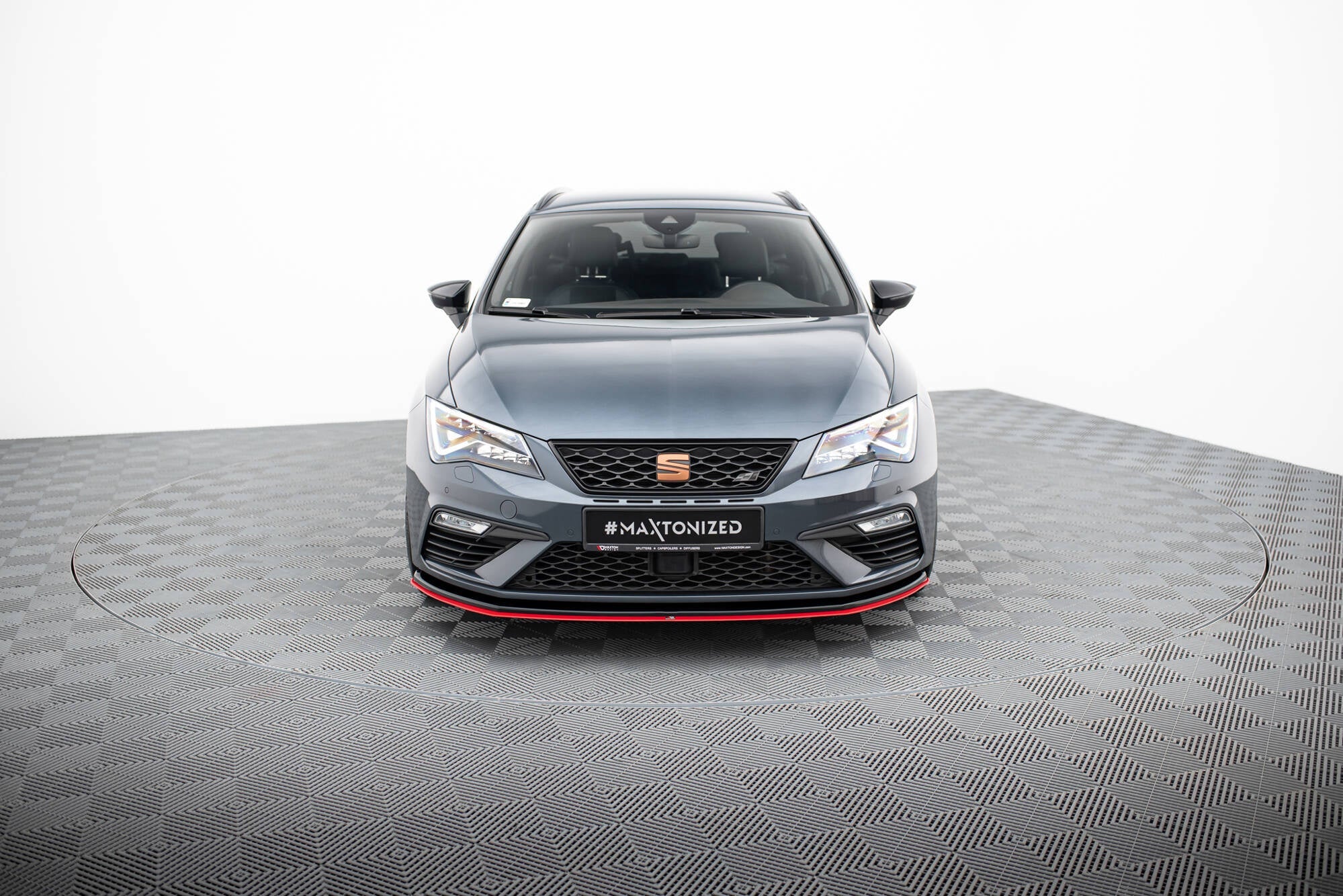 Maxton Design Splitter delantero V.3 para Seat Leon Cupra / FR Mk3 Facelift - imagen 2
