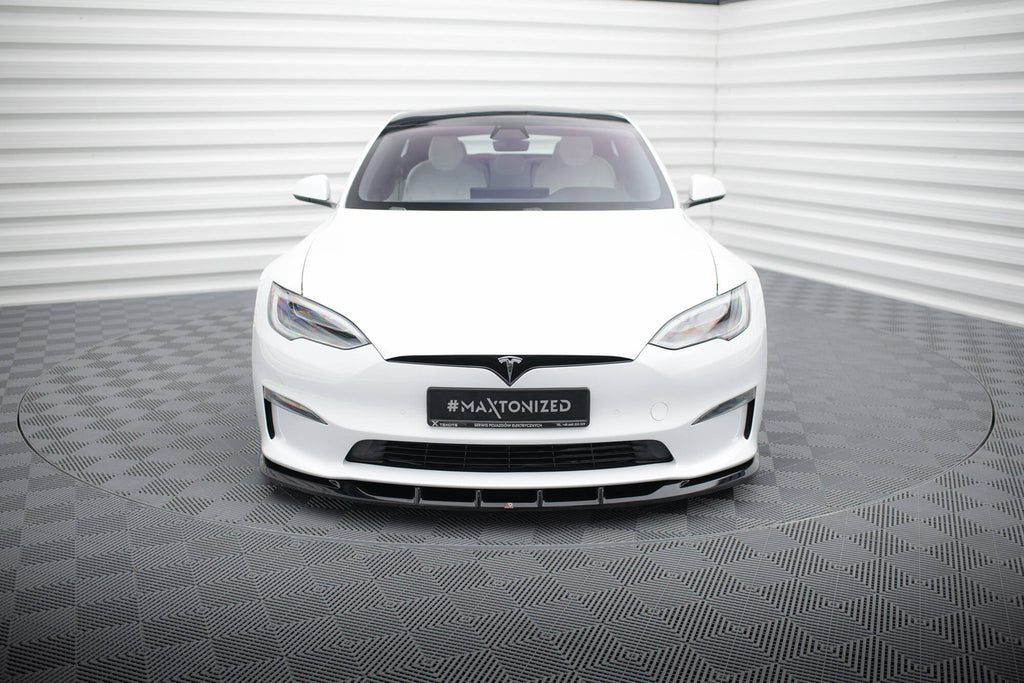 Maxton Design Splitter delantero V.3 para Tesla Model S Plaid Mk1 Facelift - imagen 2