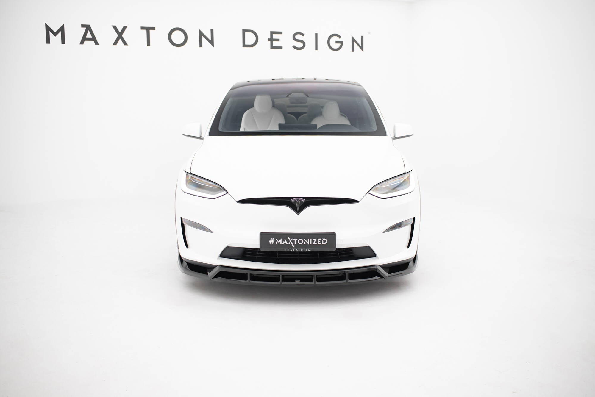 Maxton Design Splitter delantero V.3 para Tesla Model X Mk1 Facelift - imagen 2