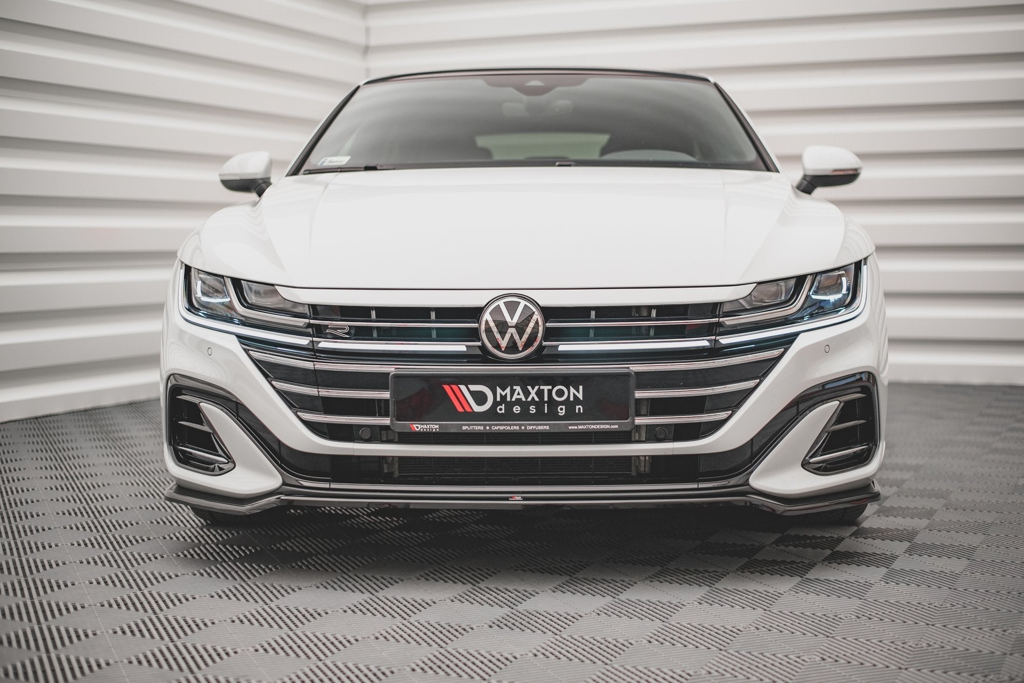 Maxton Design Splitter delantero V.3 para Volkswagen Arteon R-Line Sedan / Shooting Brake Mk1 Facelift - imagen 3