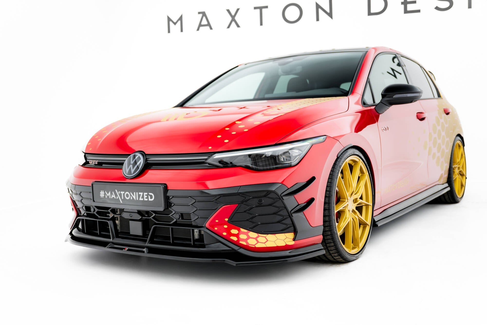 Maxton Design Splitter delantero V.3 para Volkswagen Golf GTI Clubsport Mk8 Facelift - imagen 1