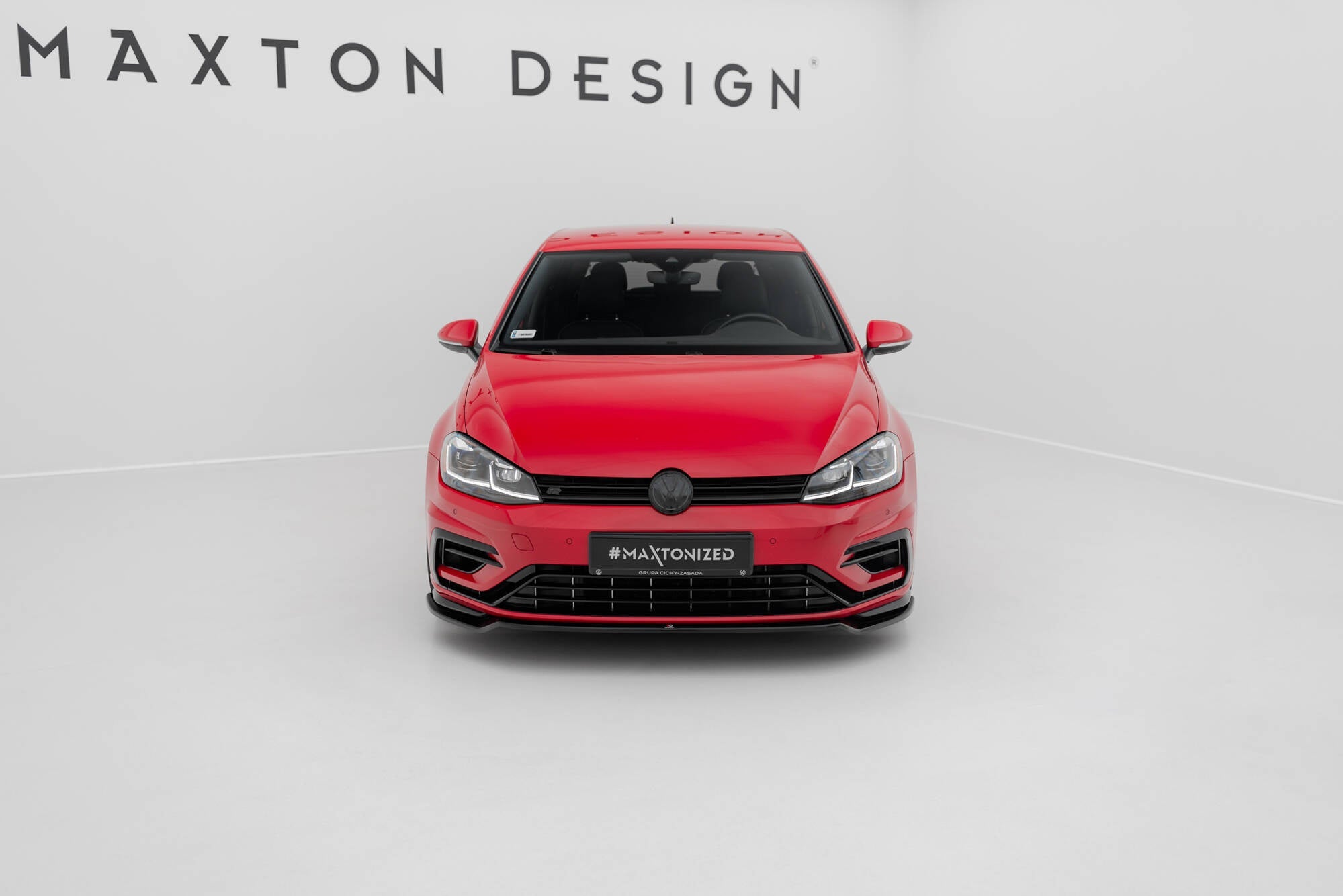 Maxton Design Splitter delantero V.3 para Volkswagen Golf R / R-Line Mk7 Facelift - imagen 2
