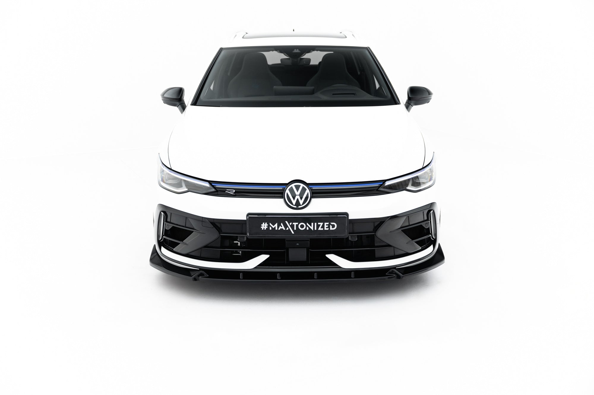Maxton Design Splitter delantero V.3 para Volkswagen Golf R Variant Mk8 Facelift - imagen 3