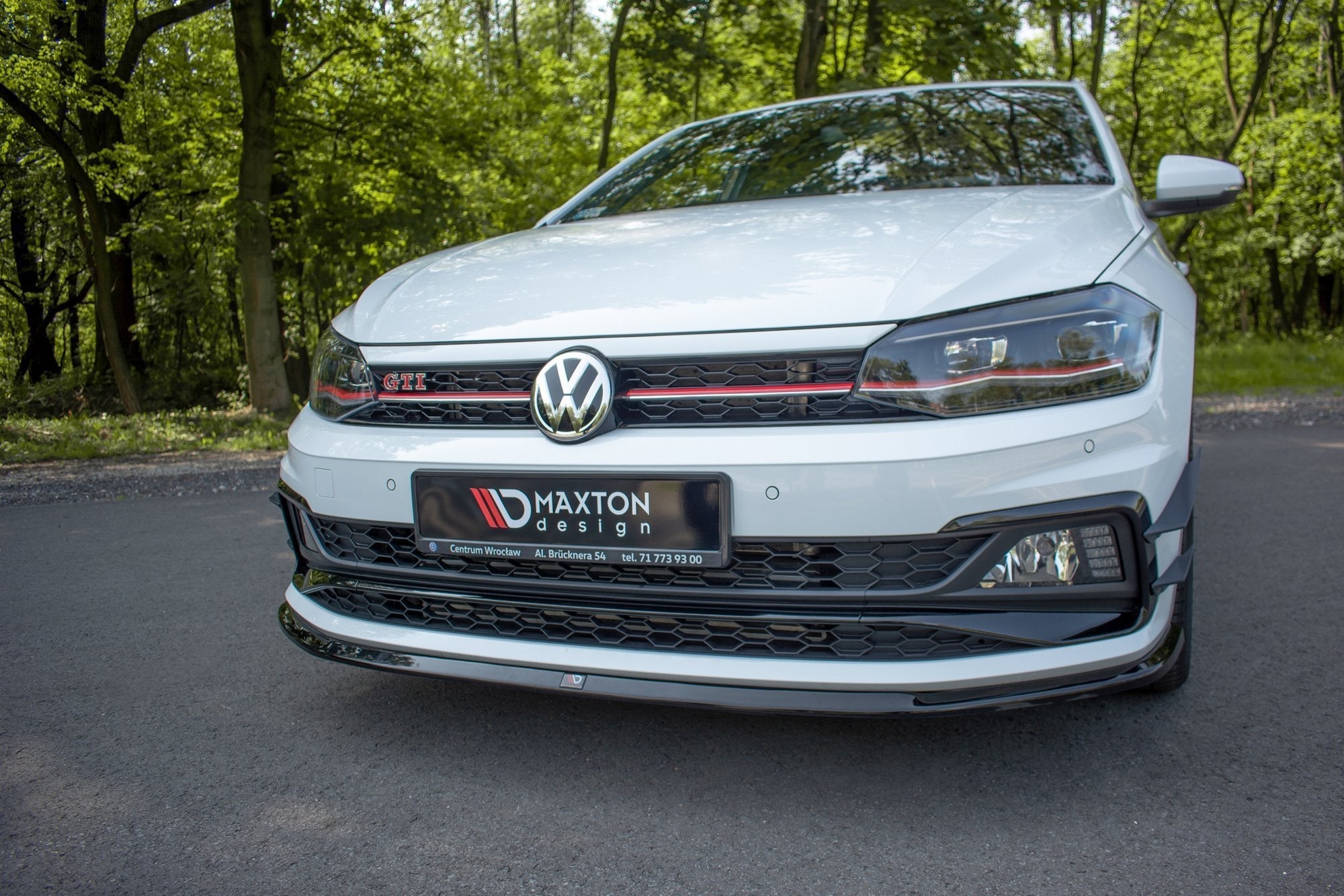 Maxton Design Splitter delantero V.3 para Volkswagen Polo GTI / R-line Mk6 - imagen 1