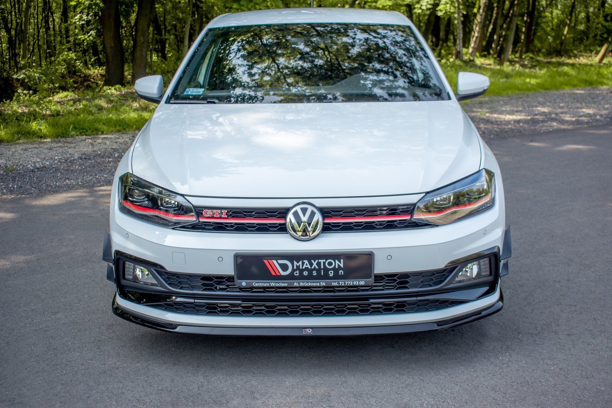 Maxton Design Splitter delantero V.3 para Volkswagen Polo GTI / R-line Mk6 - imagen 2