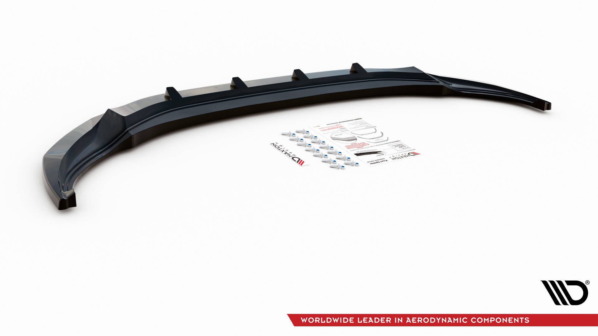 Maxton Design Splitter delantero V.3 para Volkswagen Tiguan R / R-Line Mk2 Facelift - imagen 4