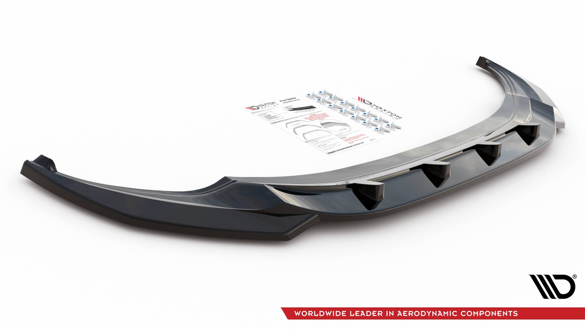 Maxton Design Splitter delantero V.3 para Volkswagen Tiguan R / R-Line Mk2 Facelift - imagen 3