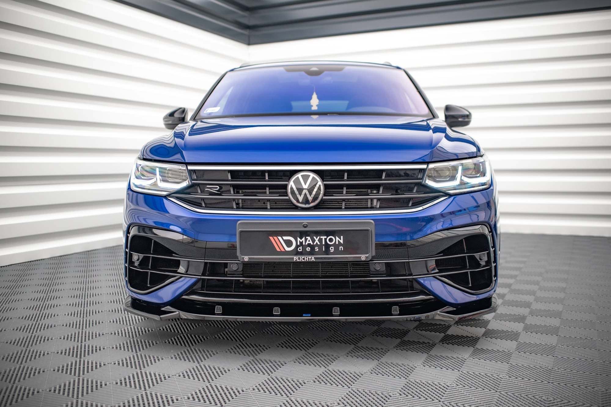 Maxton Design Splitter delantero V.3 para Volkswagen Tiguan R / R-Line Mk2 Facelift - imagen 2